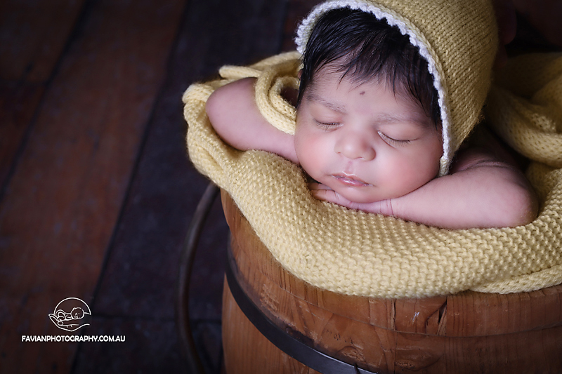 ]newborn baby girl photography session Brisbane