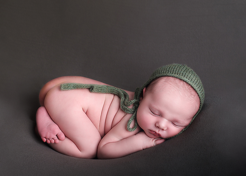 Brisbane newborn baby boy nakey pose