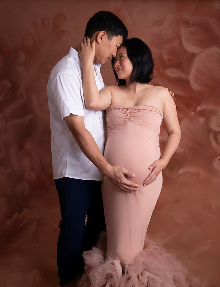 beautiful maternity photo shoot dress gown. Brisbane Photographer